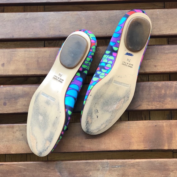 Marc Jacobs Multicolor Satin Ballet Flats - Picture 4 of 5